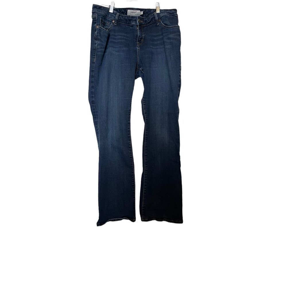 Torrid Denim Womens Blue We Swear By The Fit Mid-Rise Bootcut Jeans Size 14T